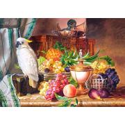 Puzzle Castorland Natureza Morta com Frutas e Cacatua 3000 Peça