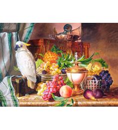 Puzzle Castorland Natureza Morta com Frutas e Cacatua 3000 Peça