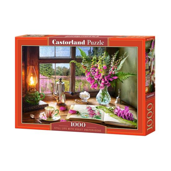 Puzzle Castorland Natureza morta com flores violetas 1000 Puzzle Castorland Natureza morta com flores violetas 1000