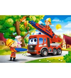Puzzle Castorland Bombeiros ao resgate XXL de 40 Peças