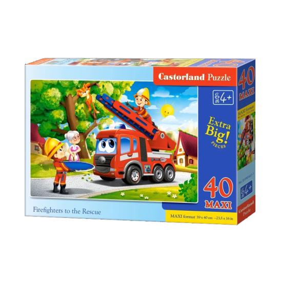 Puzzle Castorland Bombeiros ao resgate XXL de 40 Peças