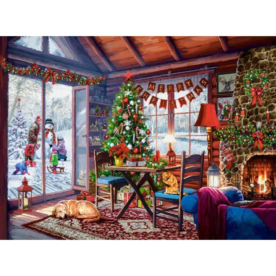 Puzzle Castorland Cabana de Natal 2.000 peças