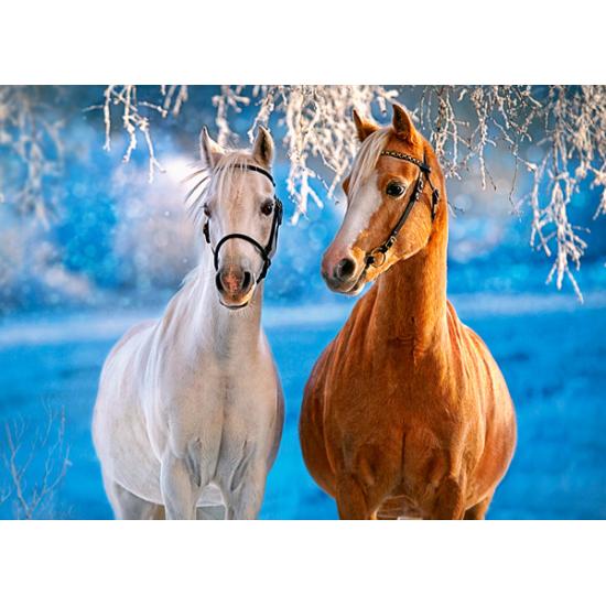 Puzzle Castorland Cavalos de Inverno de 260 peças