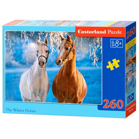 Puzzle Castorland Cavalos de Inverno de 260 peças