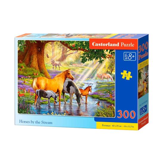 Cavalos de Puzzle Castorland pelo Stream 300 peças