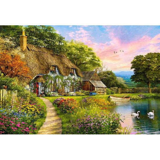 Puzzle Castorland Cabana Rural de 1500 Peças Puzzle Castorland Cabana Rural de 1500 Peças