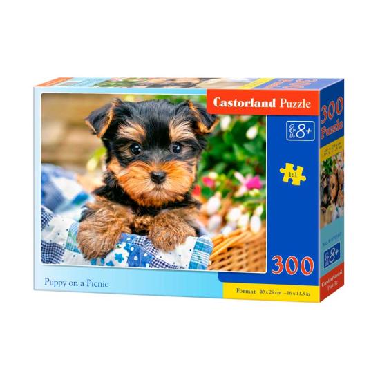 Cachorrinho Castorland no Piquenique Puzzle de 300 Peças