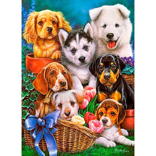 Puzzle Castorland Cachorros 300 peças