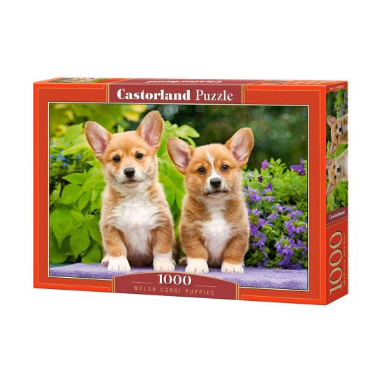 Puzzle Castorland Welsh Corgi Cachorrinhos 1000 Peças Puzzle Castorland Welsh Corgi Cachorrinhos 1000 Peças
