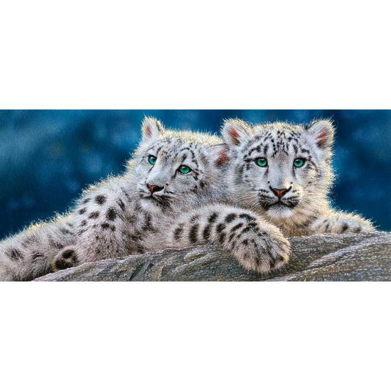 Puzzle Castorland Snow Leopard Cubs 600 peças