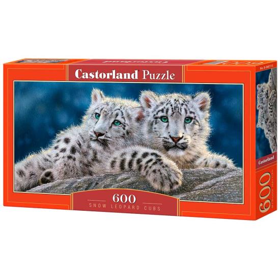 Puzzle Castorland Snow Leopard Cubs 600 peças