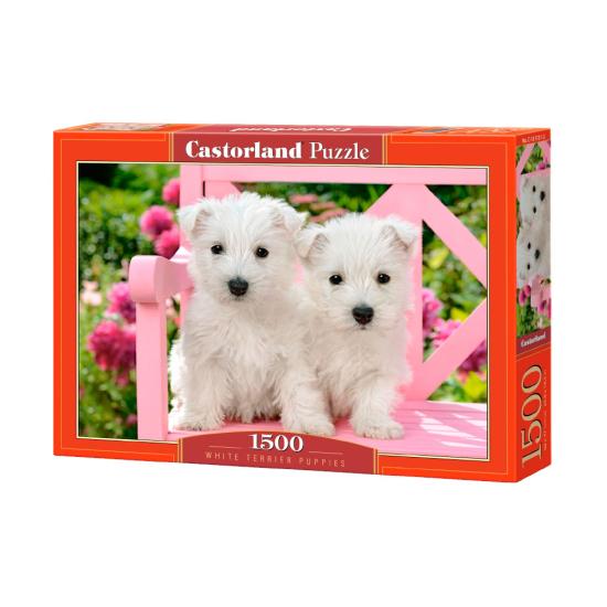 Cachorrinhos Castorland White Terrier 1500 Peças Puzzle