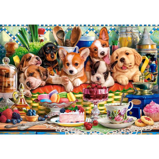 Puzzle Castorland Sobremesa de Cachorrinhos 1000 peças