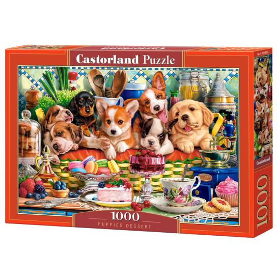 Puzzle Castorland Sobremesa de Cachorrinhos 1000 peças