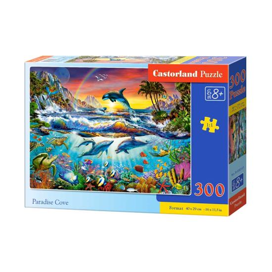 Puzzle Castorland Enseada no Paraíso 300 peças