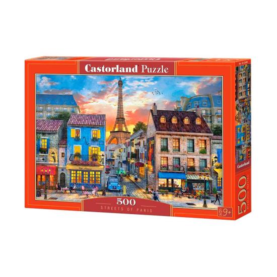 Puzzle Castorland Ruas de Paris 500 peças