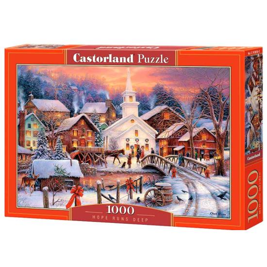 Puzzle Castorland Caminho do Espírito de Natal 1000 Peças