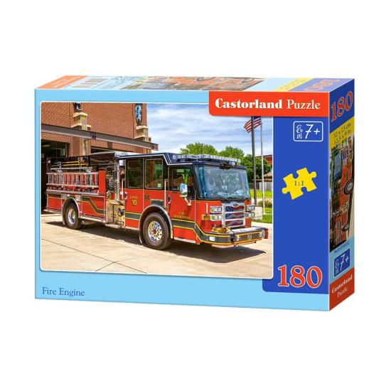 Puzzle Castorland Caminhão de Bombeiros de 180 peças