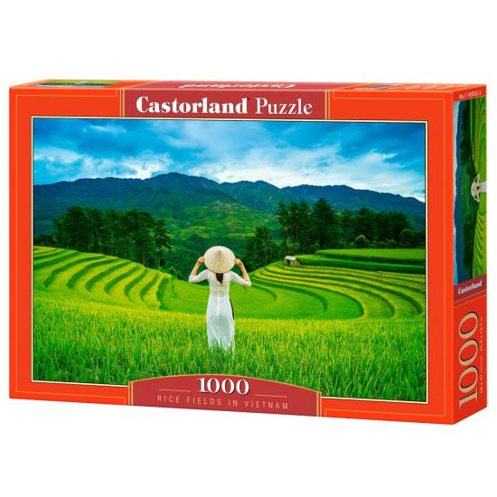 Puzzle Castorland Campos de Arroz em Vietnam 1000 Peças Puzzle Castorland Campos de Arroz em Vietnam 1000 Peças