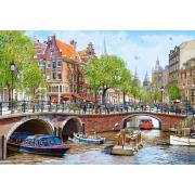 Puzzle Castorland Canais De Amsterdã 1000 Peças