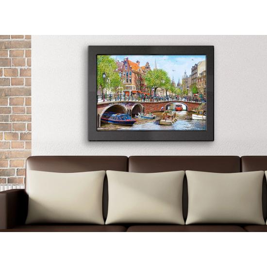 Puzzle Castorland Canais De Amsterdã 1000 Peças