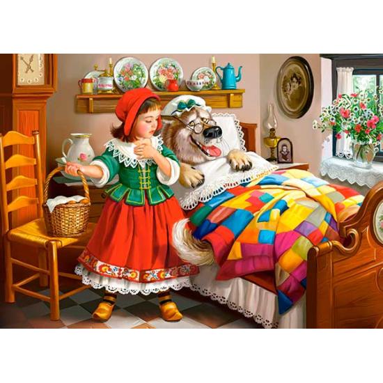 Puzzle Castorland Chapeuzinho Vermelho e o Lobo 120 Peças