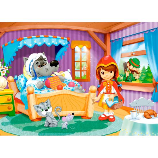 Puzzle Castorland Chapeuzinho Vermelho e o Lobo 60 Peças