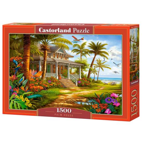Puzzle Castorland Casa Das Palmeiras 1500 peças