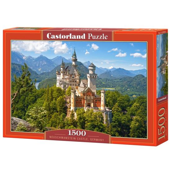 Puzzle Castorland Castelo de Neushwanstein, Alemanha 1500 peças Puzzle Castorland Castelo de Neushwanstein, Alemanha 1500 peças
