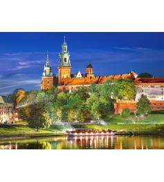 Puzzle Castorland Castelo de Wawel à noite, Polônia 1000 peças