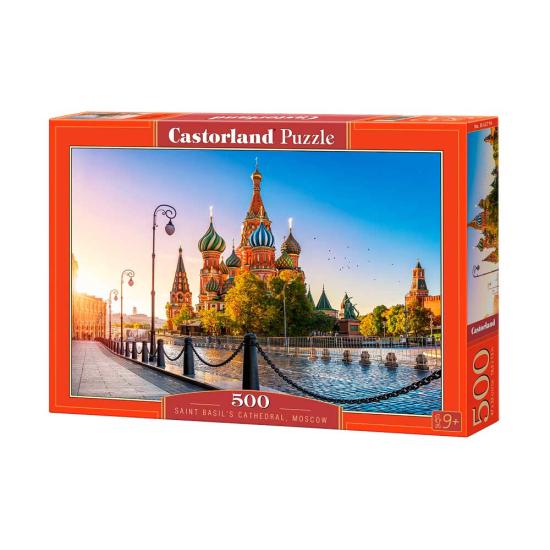 Puzzle Castorland Catedral de São Basílio, Moscou 500 peças
