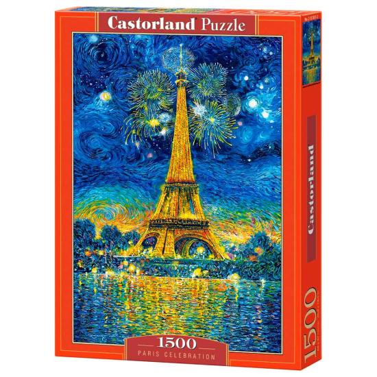 Puzzle Castorland Celebração em Paris de 1500 peças