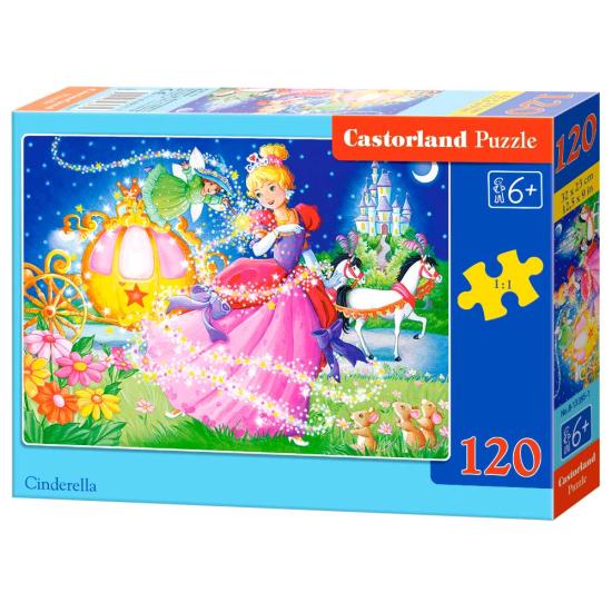 Puzzle Castorland Cinderela 120 peças Puzzle Castorland Cinderela 120 peças