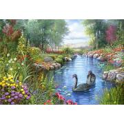 Puzzle Castorland Cisnes Negros 1500 Peças