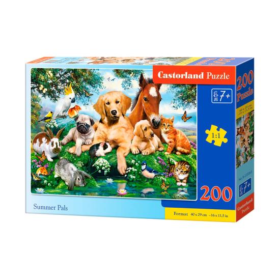 Puzzle Castorland Animais no verão de 200 peças