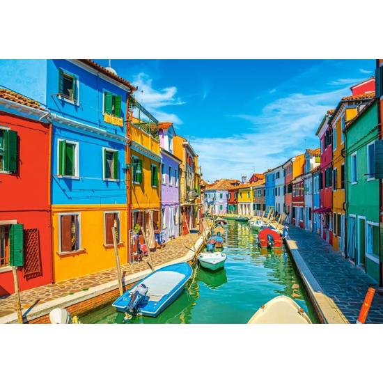 Puzzle Castorland Cores Burano, Itália 1000 Peças