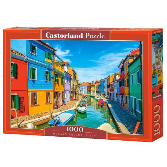 Puzzle Castorland Cores Burano, Itália 1000 Peças