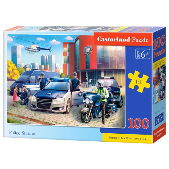 Puzzle Castorland Delegacia de Polícia 100 Peças Puzzle Castorland Delegacia de Polícia 100 Peças