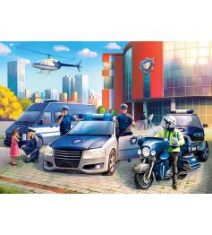 Puzzle Castorland Delegacia de Polícia 120 peças
