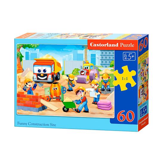 Puzzle Castorland 60 Peças Divertido de Construção