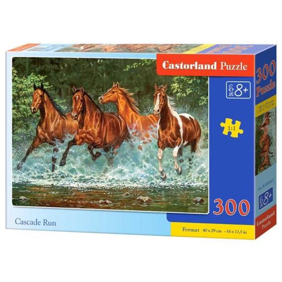 Puzzle Castorland Correndo na Cachoeira 300 Peças