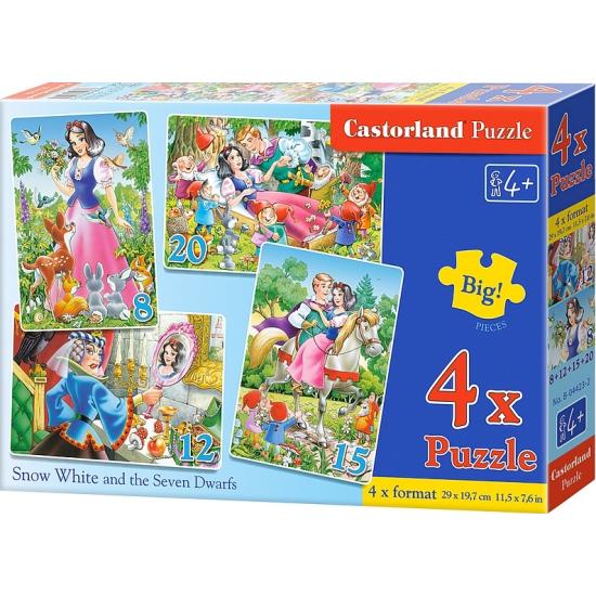 Puzzle Castorland Conto da Branca de Neve 8+12+15+20