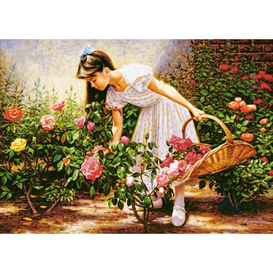 Puzzle Castorland O Jardim de Rosas 1000 Peças