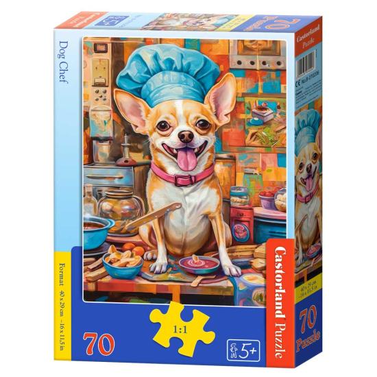 Puzzle Castorland Chef De Cachorro 70 Peças