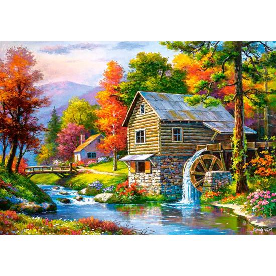 Puzzle Castorland O Moinho do Velho Sutter de 500 Pçs