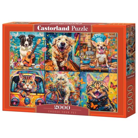 Puzzle Castorland Escolha seu animal de Estimação de 2000 Peças