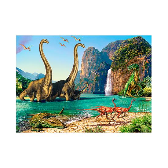 Puzzle Castorland no mundo dos dinossauros 60 peças