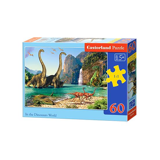 Puzzle Castorland no mundo dos dinossauros 60 peças