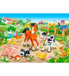 Puzzle Castorland Na Fazenda 120 Peças