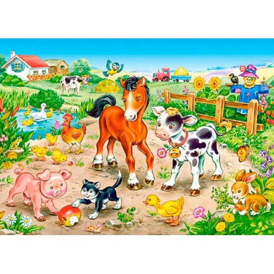 Puzzle Castorland Na Fazenda 120 Peças